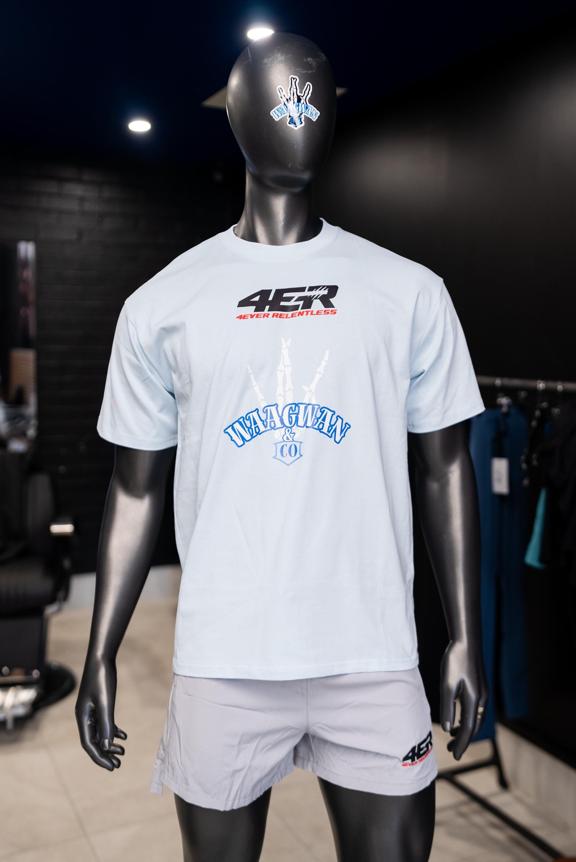 Baby Blue 4ER x Wagwan & Co T-shirt image 1