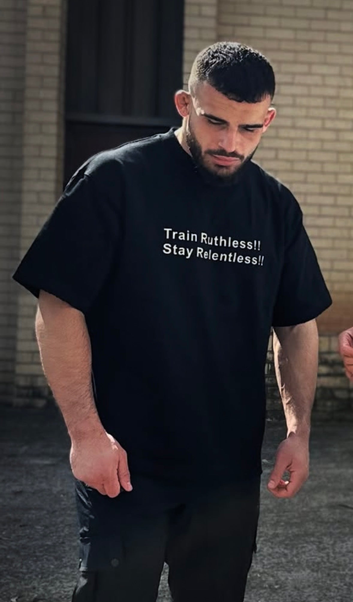 Train Ruthless Premium Oversized Shirt